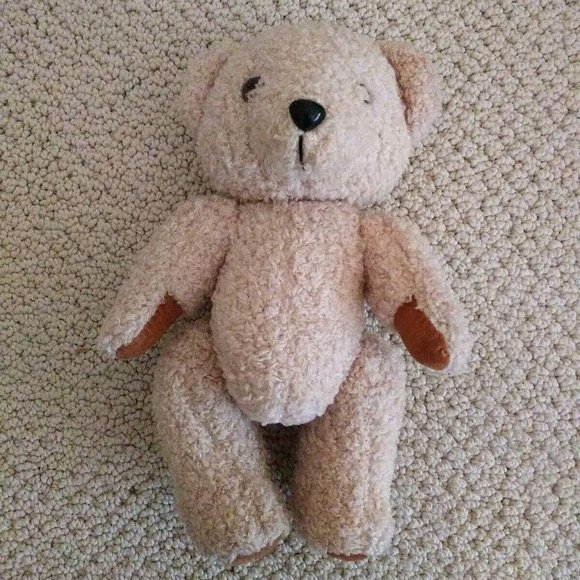 Goffa Toys Goffa Teddy Bear Jointed Curly Plushy Inch Vintage Plush